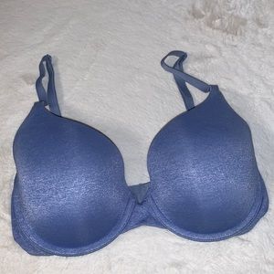 32DD Victoria’s Secret uplift semi blue Demi bra